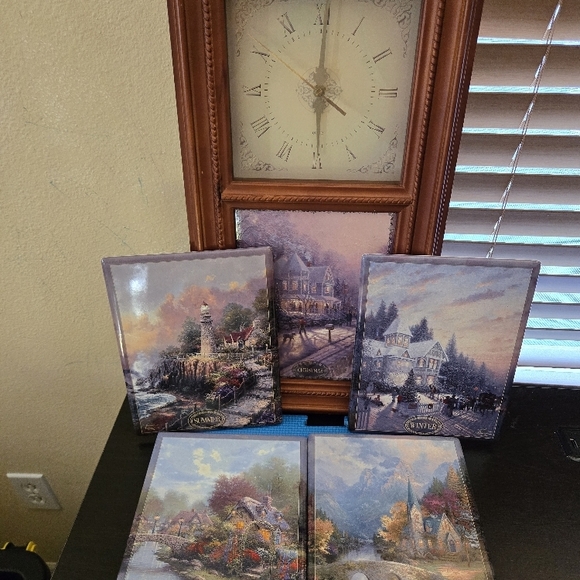 Thomas Kinkade Seasonal Art Set - Picture 2 of 8